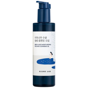 Гидрофильное масло Round Lab Birch Juice Moisturizing Peeling Cleansing Oil 200ml